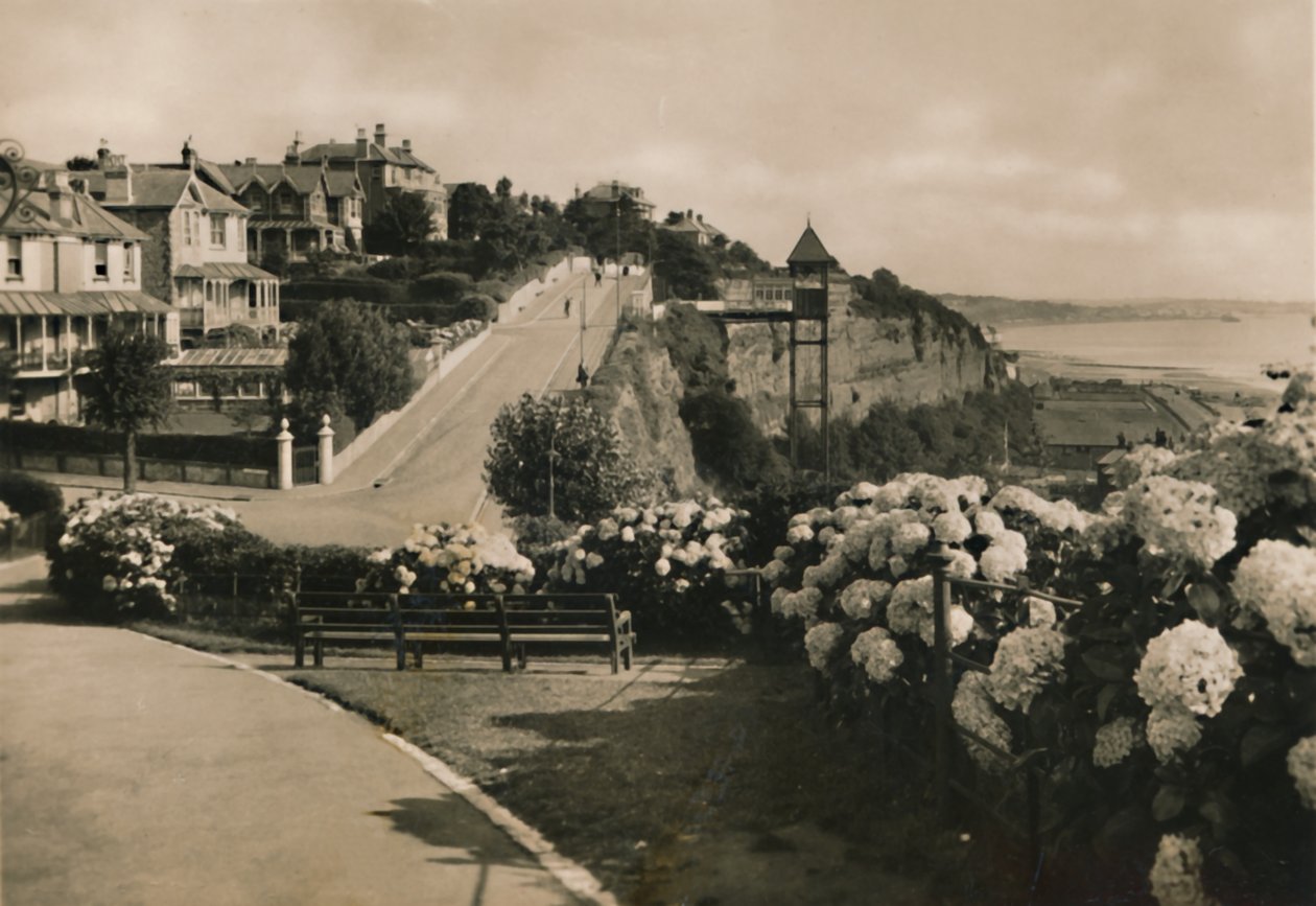 Cliff Road, Shanklin, IW, ok. 1920 r. autorstwa Unbekannt