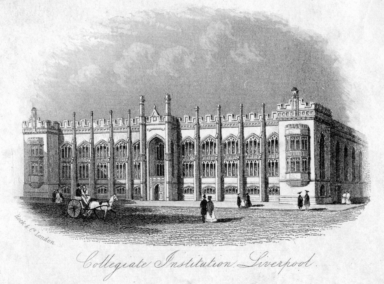 Instytucja Kolegiata, Liverpool, ok. 1870 autorstwa Unbekannt