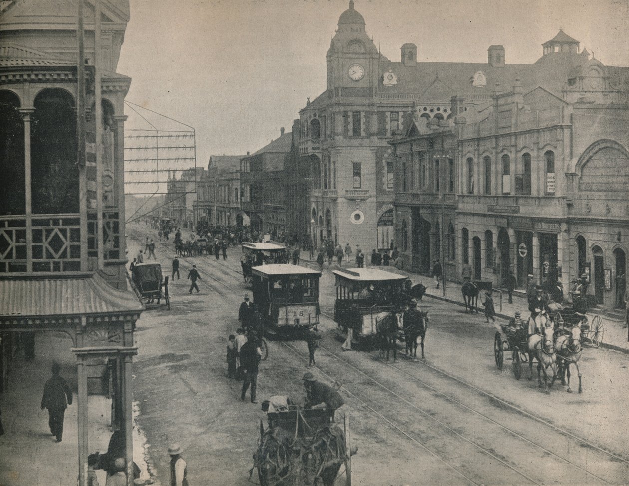Ulica Komisarza, Johannesburg, ok. 1900. autorstwa Unbekannt