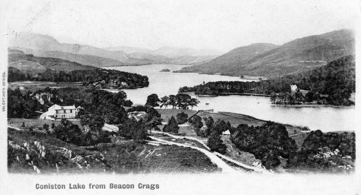 Jezioro Coniston, Kraina Jezior, Kumbria, 1902 autorstwa Unbekannt