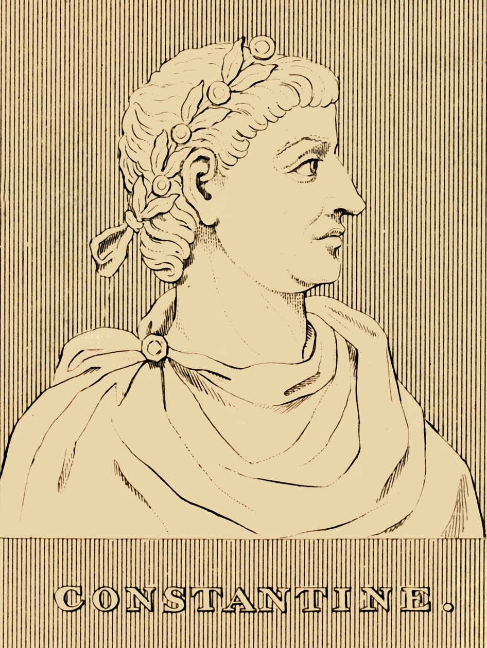 Konstantyn, 272 - 337 AD, 1830. autorstwa Unbekannt