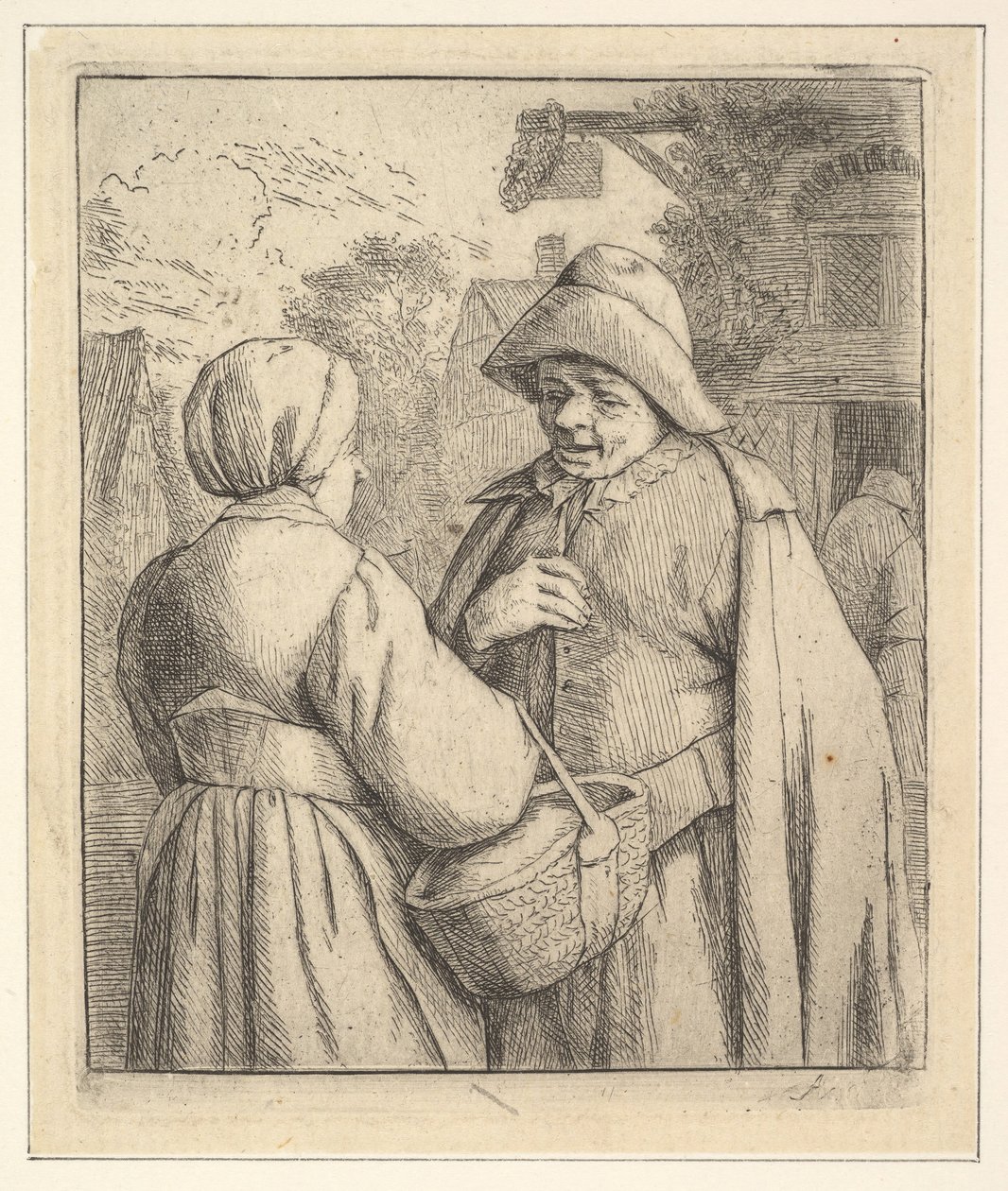 Rozmowa na ulicy 1610-85. autorstwa Unbekannt