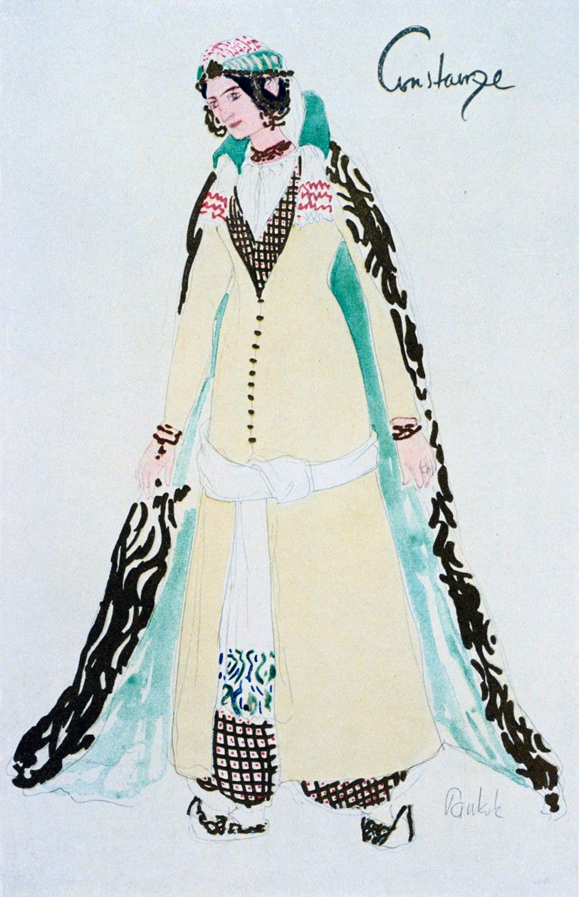 Kostium dla Constanze, c1913 autorstwa Unbekannt