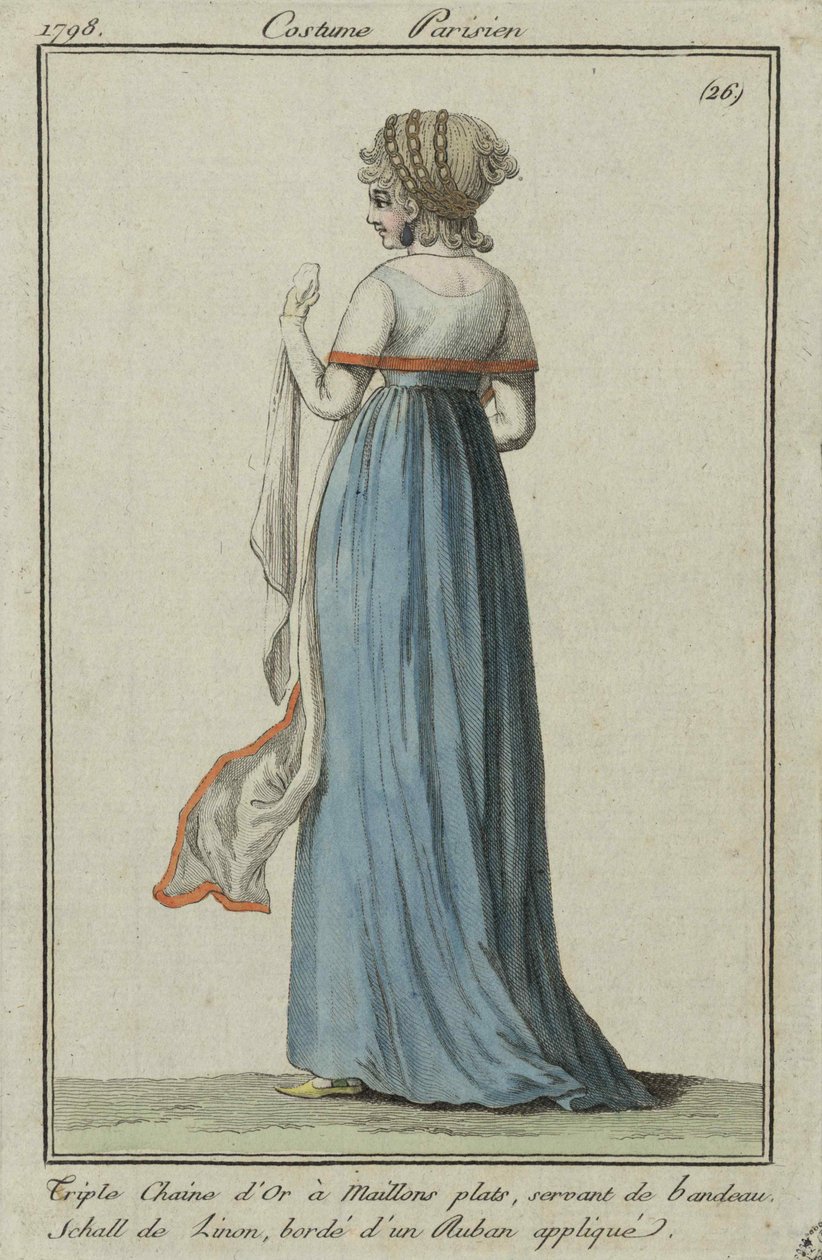 Kostium paryski, 1798 r. autorstwa Unbekannt