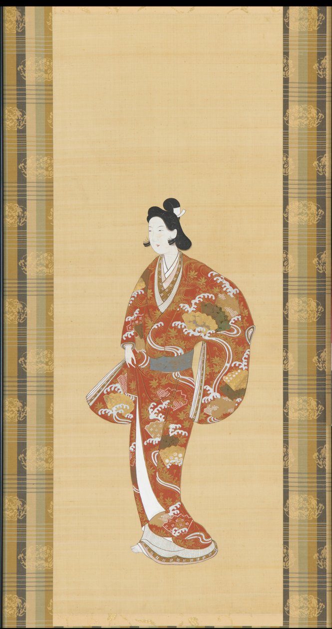 Kurtyzana, okres Edo, 1661-1673. autorstwa Unbekannt