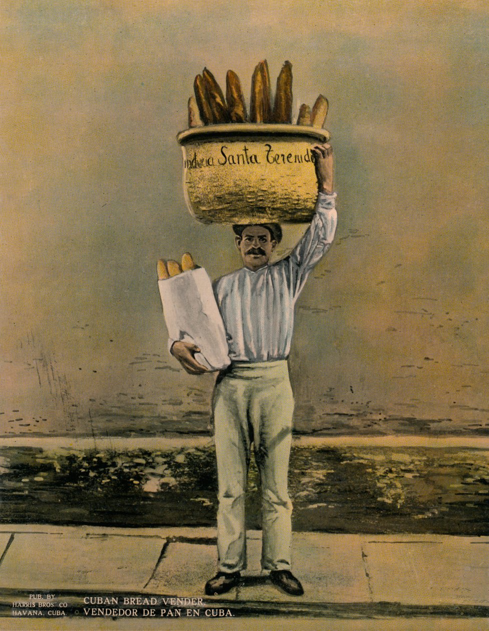 Sprzedawca chleba kubańskiego, ok. 1920 r. autorstwa Unbekannt