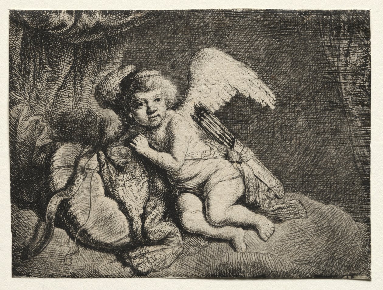 Odpoczynek Kupidyna, 1600s. autorstwa Unbekannt