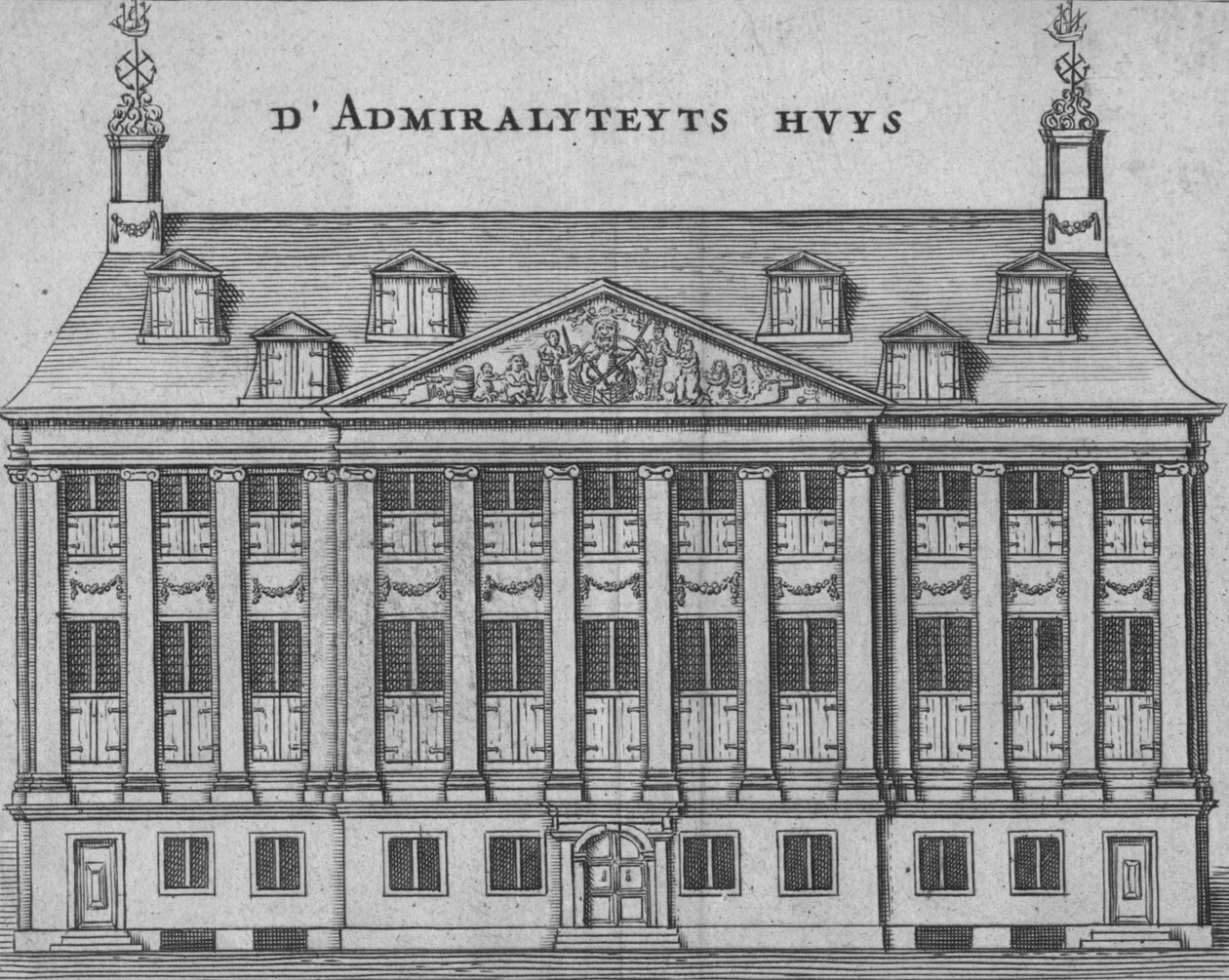 DAdmiralyteyts Huys, koniec XVII-początek XVIII wieku. autorstwa Unbekannt