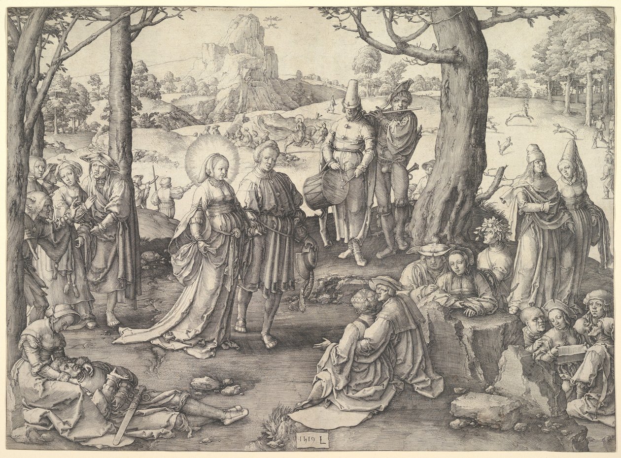 Taniec św. Marii Magdaleny, 1519. autorstwa Unbekannt
