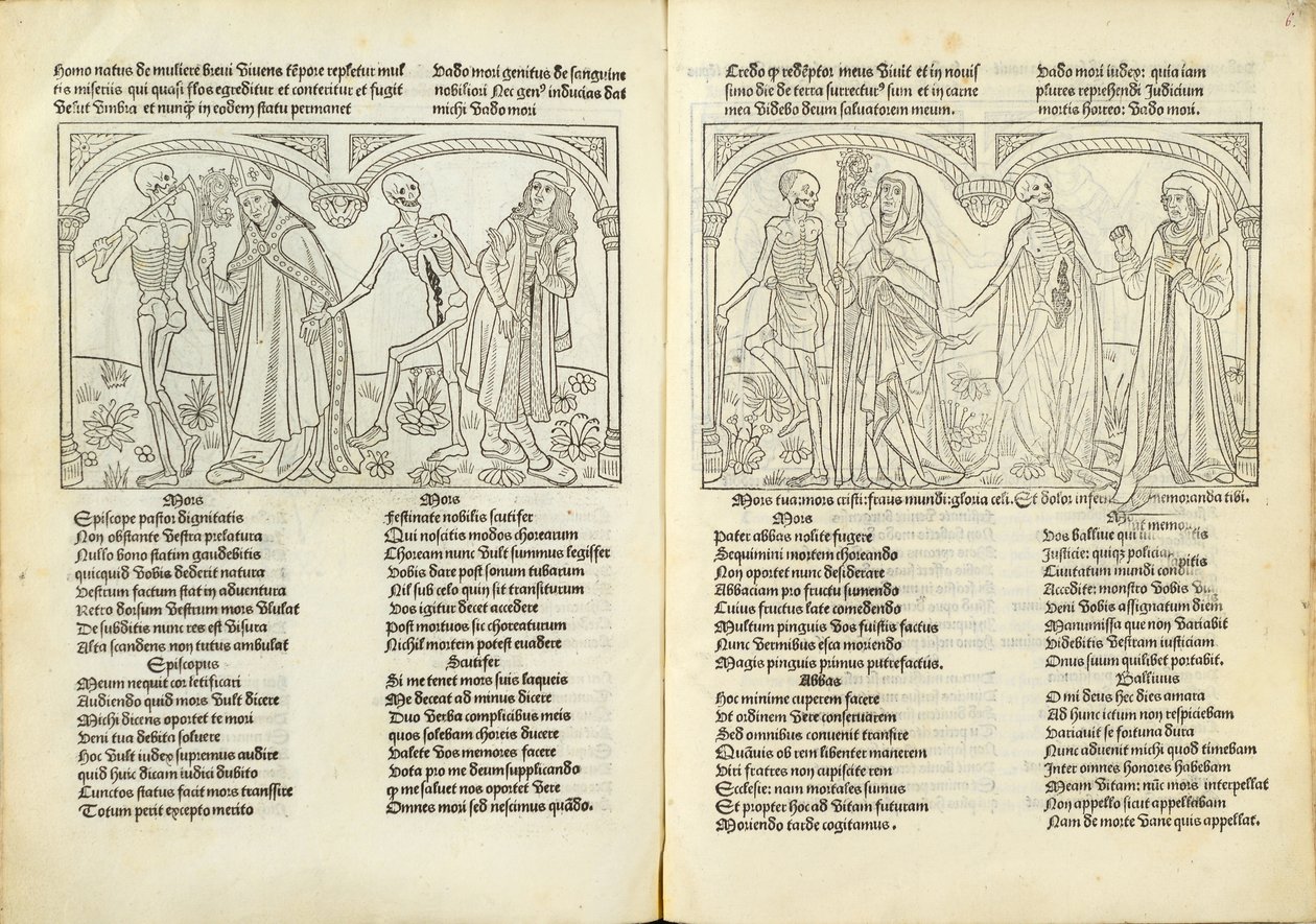 Taniec śmierci, 1490. autorstwa Unbekannt