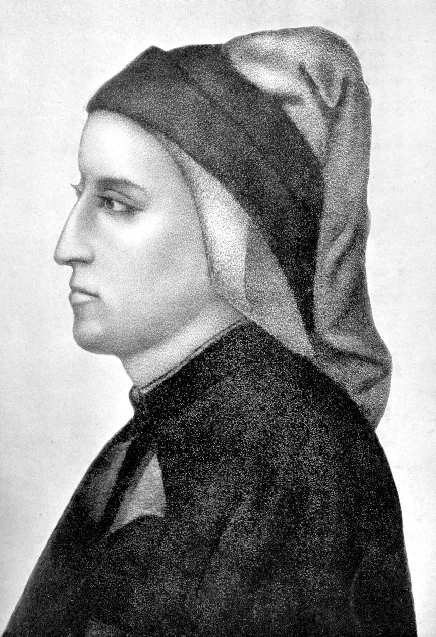 Dante Alighieri, włoski poeta florencki, 1903 autorstwa Unbekannt