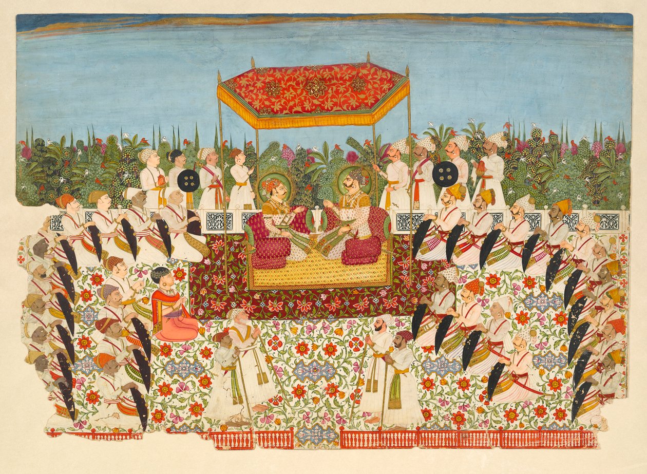 Sąd Mirza Maharai Lakhpatiji, 1750. autorstwa Unbekannt