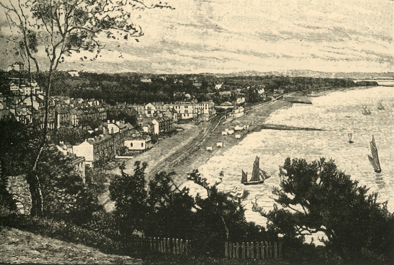 Dawlish, z Lea Mount, 1898. autorstwa Unbekannt