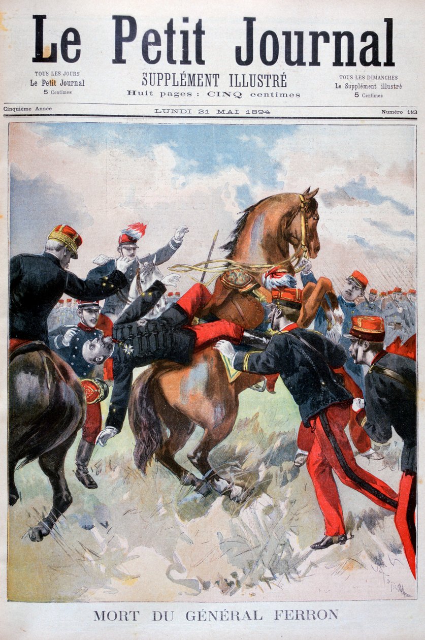 Śmierć generała Ferrona, 1894 autorstwa Unbekannt