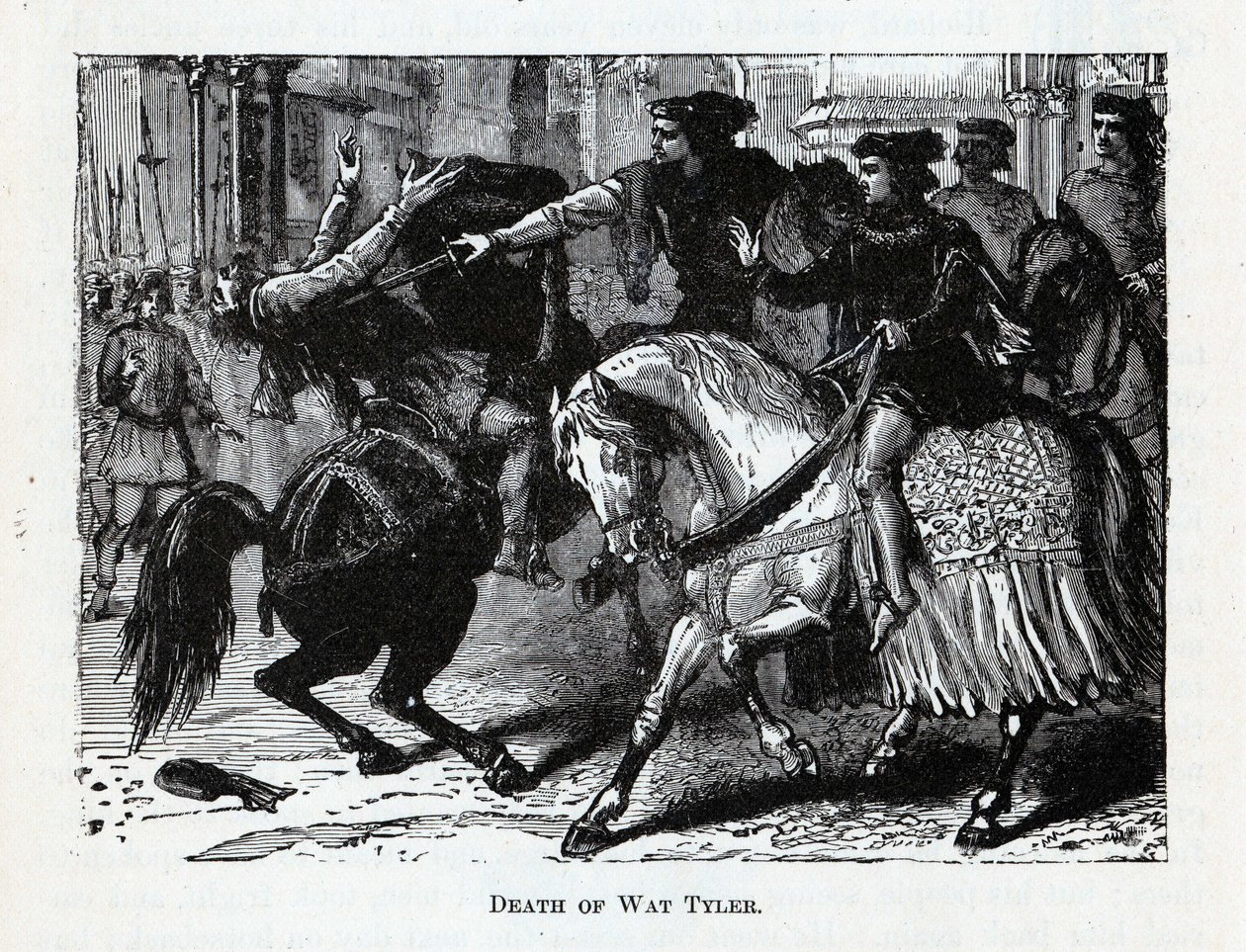 Śmierć Wata Tylera, 1882 autorstwa Unbekannt