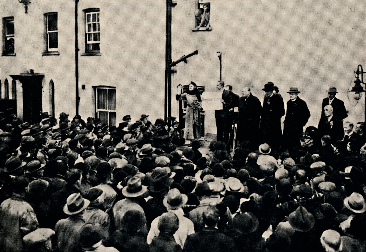 Ogłaszanie głosowania w Epping, 1924, 1945. autorstwa Unbekannt
