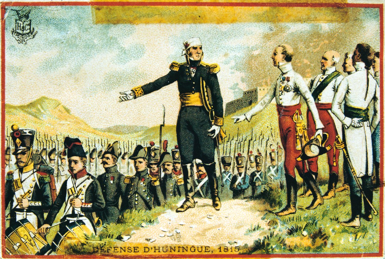 Obrona Huningue, 1815, XIX w. autorstwa Unbekannt