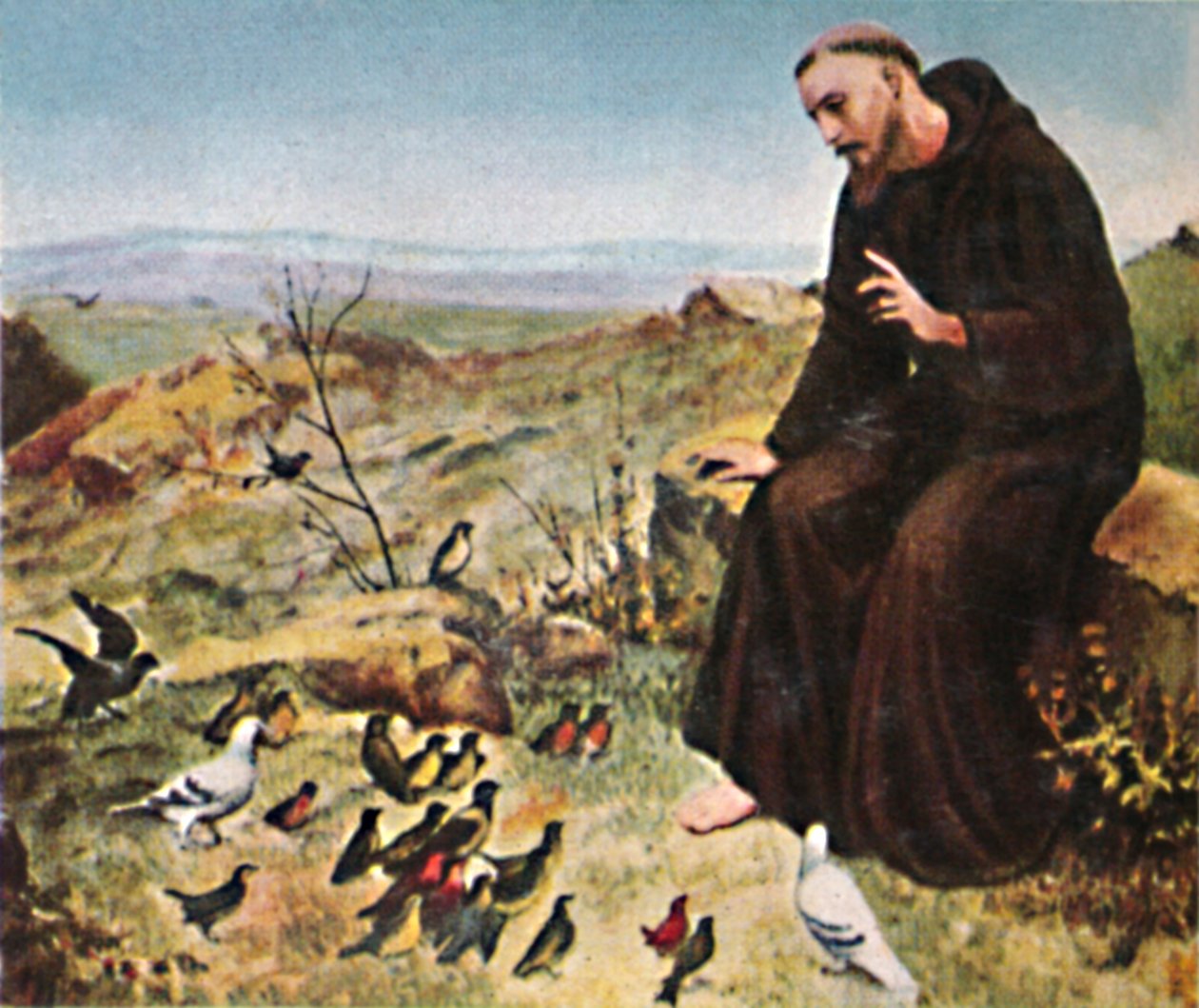 Św. Franciszek z Asyżu 1182-1226, 1934. autorstwa Unbekannt