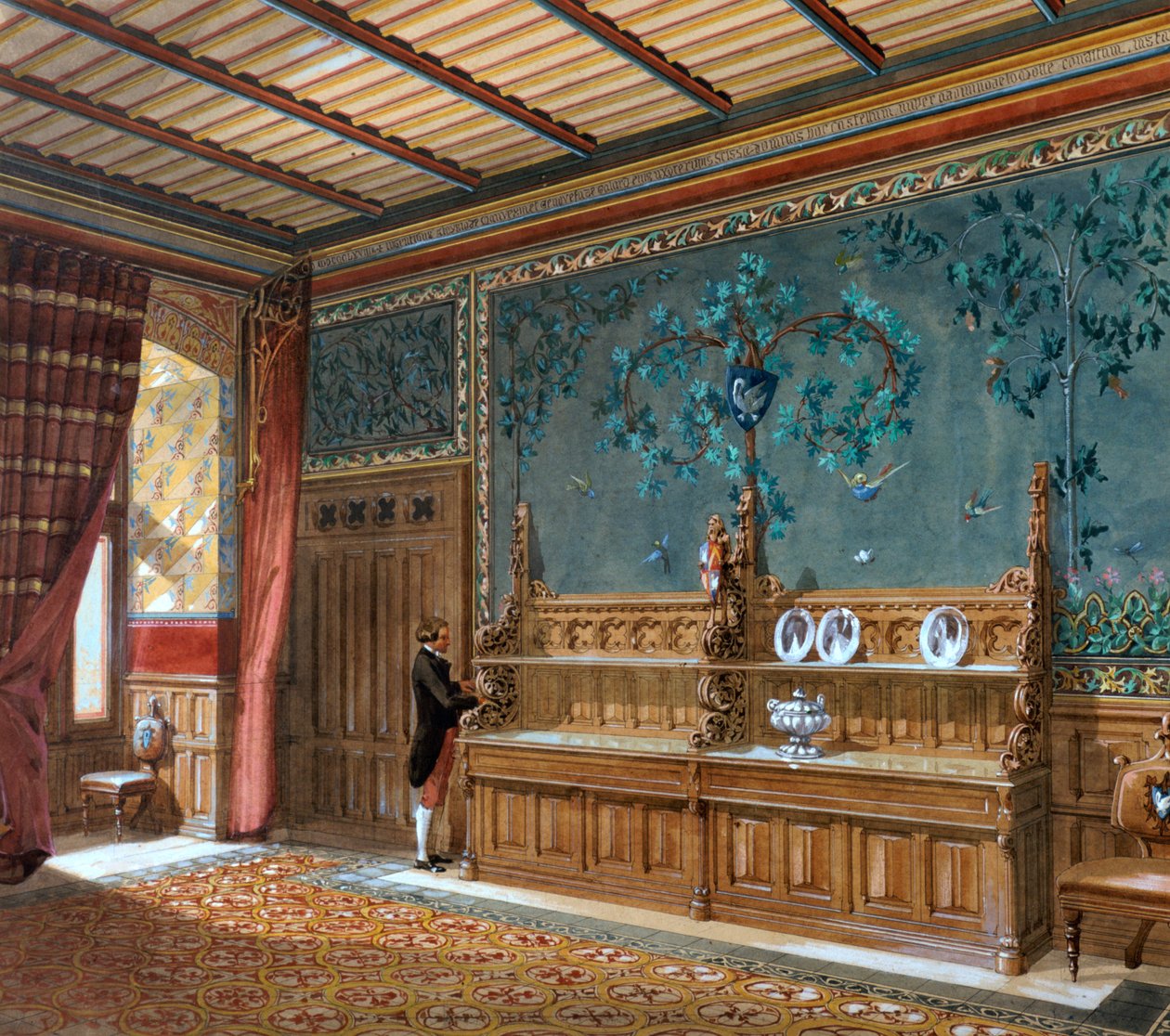 Projekt wnętrza, 1868 autorstwa Unbekannt