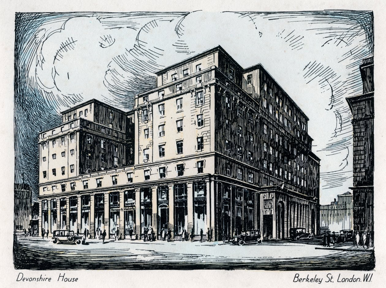 Devonshire House, Berkeley Street, Londyn, c1910-1929 autorstwa Unbekannt
