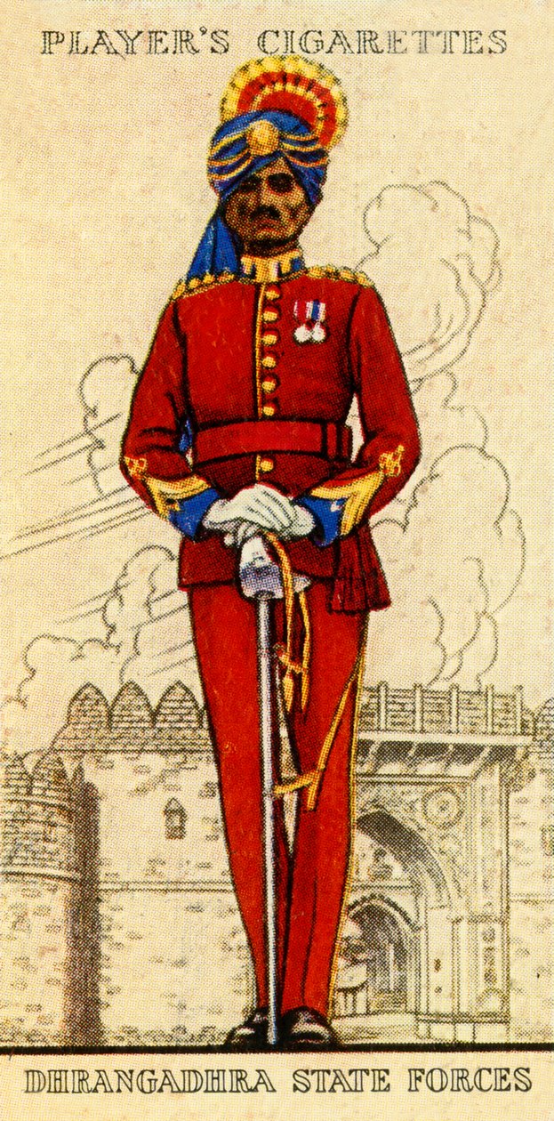 Siły państwowe Dhrangadhra, 1936. autorstwa Unbekannt
