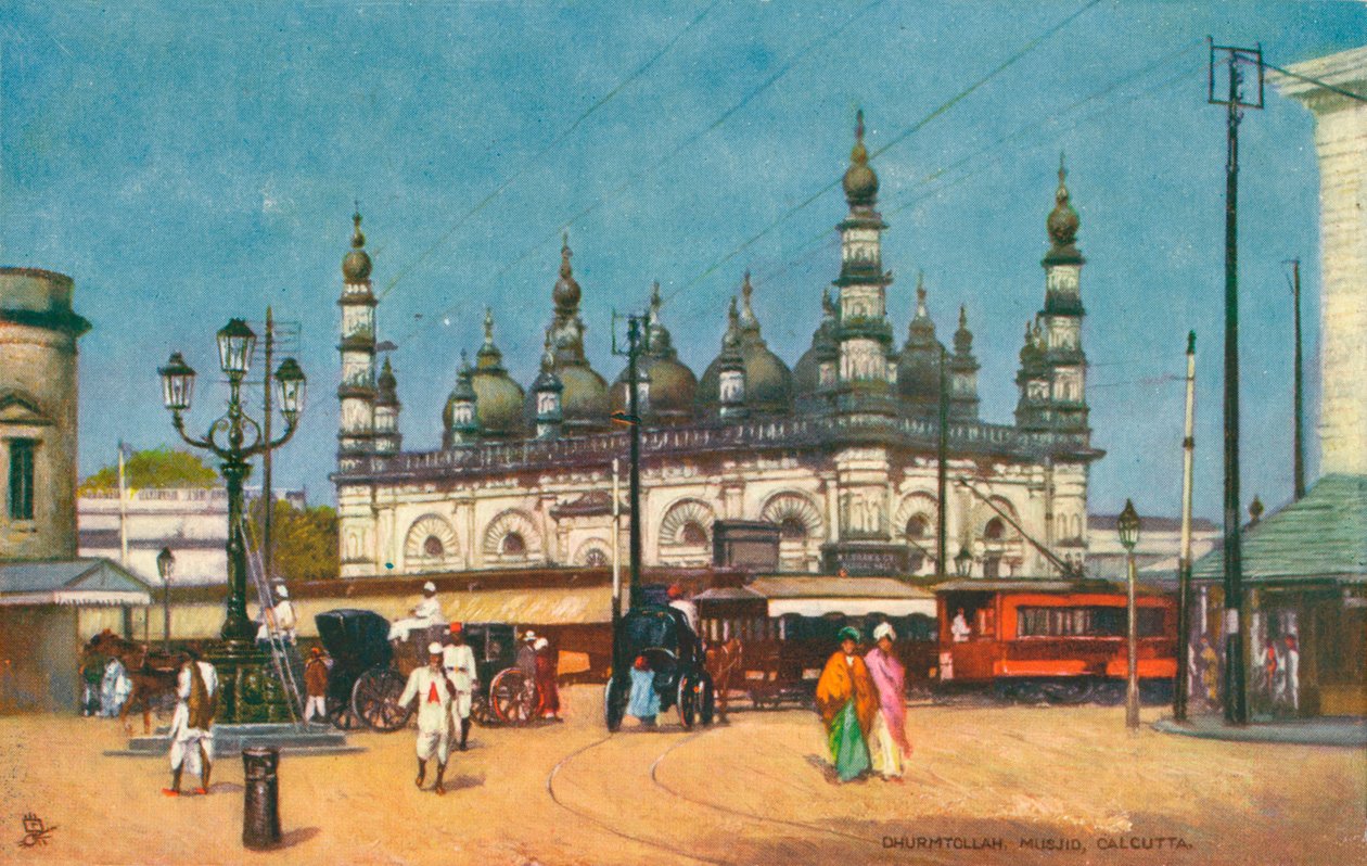 Dhurmtollah Musjid, Kalkuta, ok. 1902. autorstwa Unbekannt