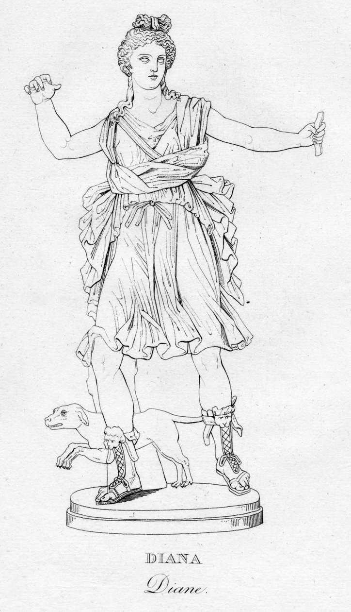 Diana Diane, ok. 1850 r autorstwa Unbekannt