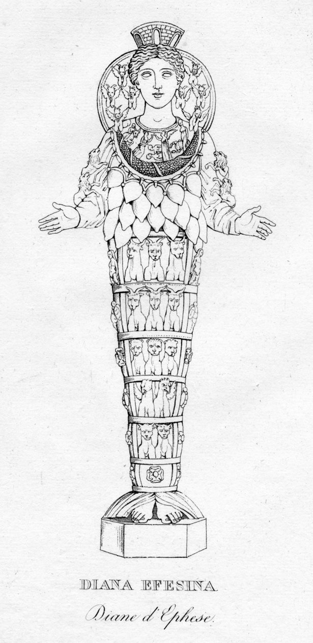 Diana Efesina Diane dEphese, ok. 1850 r. autorstwa Unbekannt