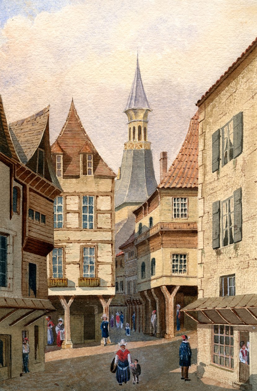 Dinan, Bretania, Francja autorstwa Unbekannt