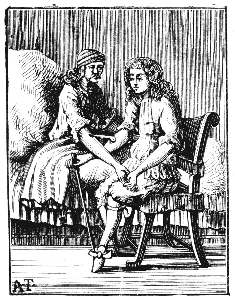 Bezpośrednia transfuzja krwi osoba do osoby, 1679 autorstwa Unbekannt