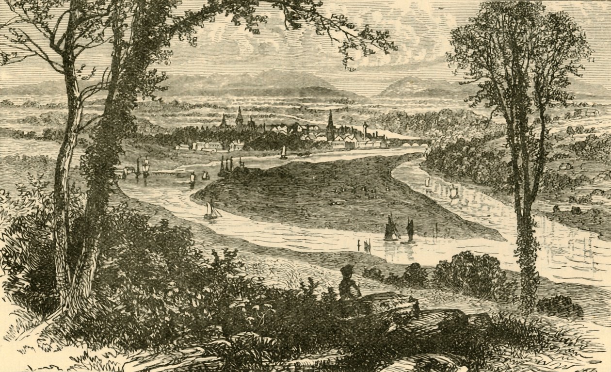 Odległy widok Perth, 1898. autorstwa Unbekannt