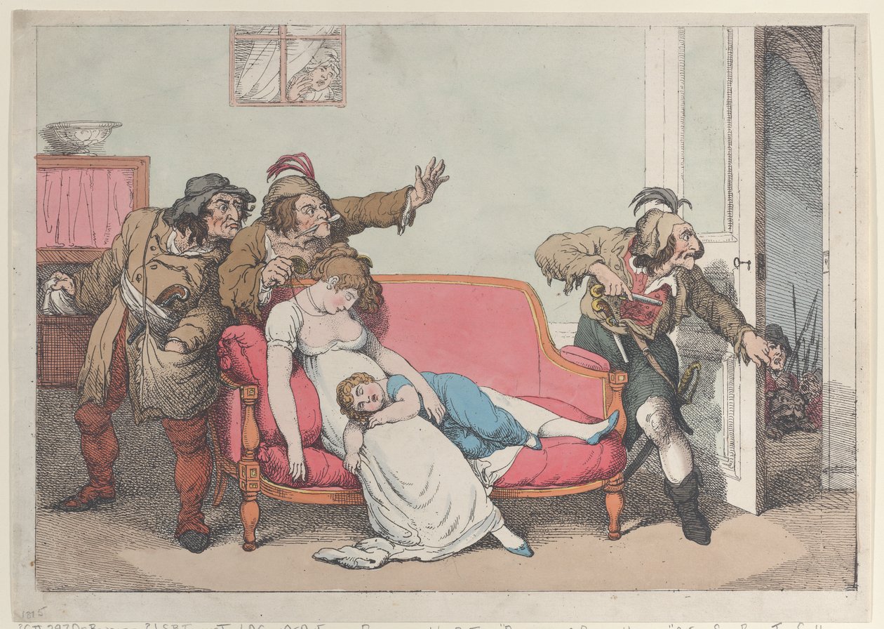 Zaburzacze szczęścia domowego, ca. 1815., ca. 1815. autorstwa Unbekannt