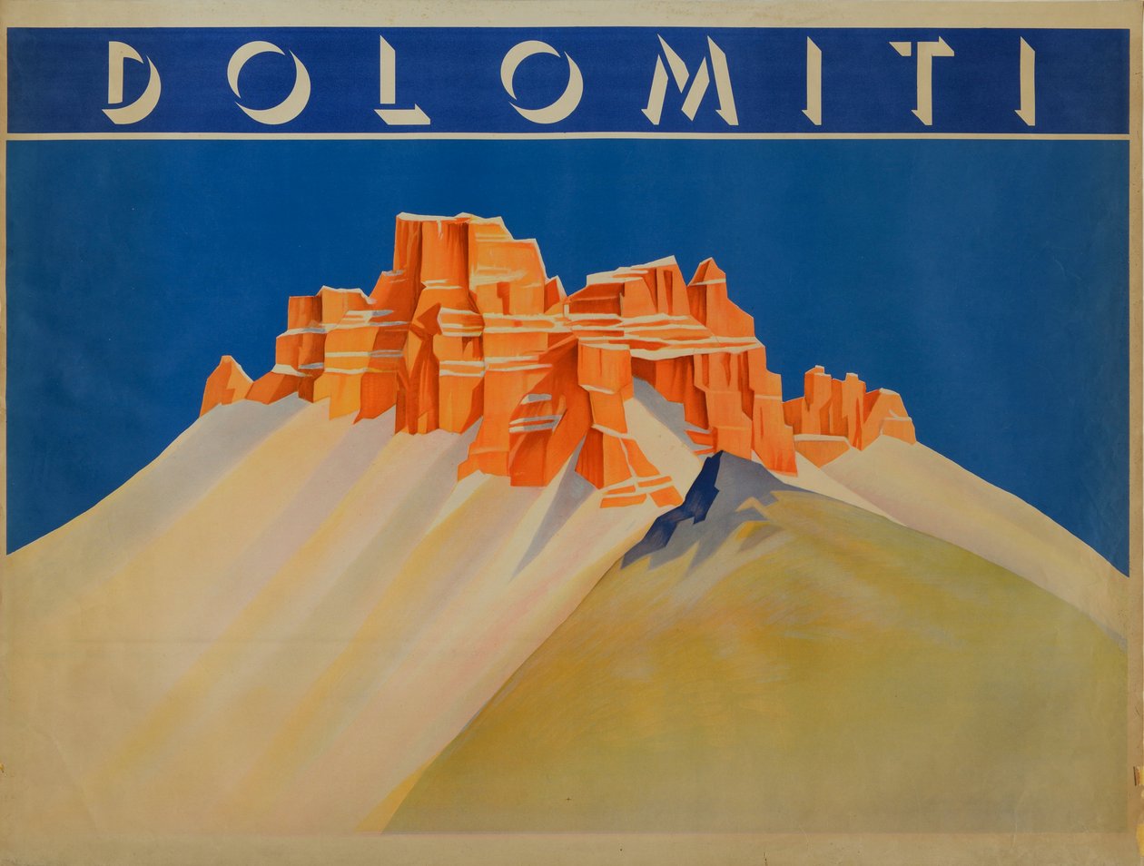 Dolomiti, lata 1910-1920. autorstwa Unbekannt