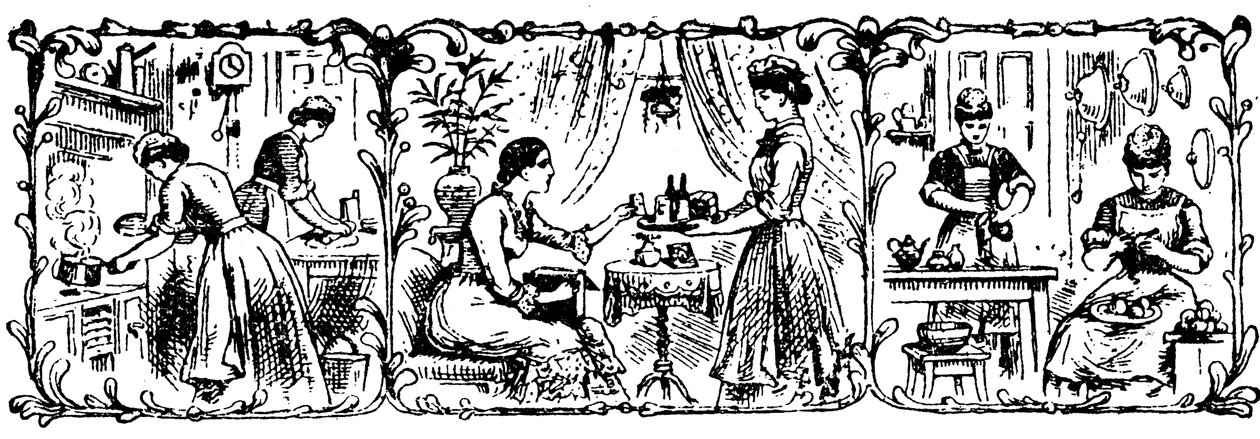 Służba domowa, 1901 autorstwa Unbekannt