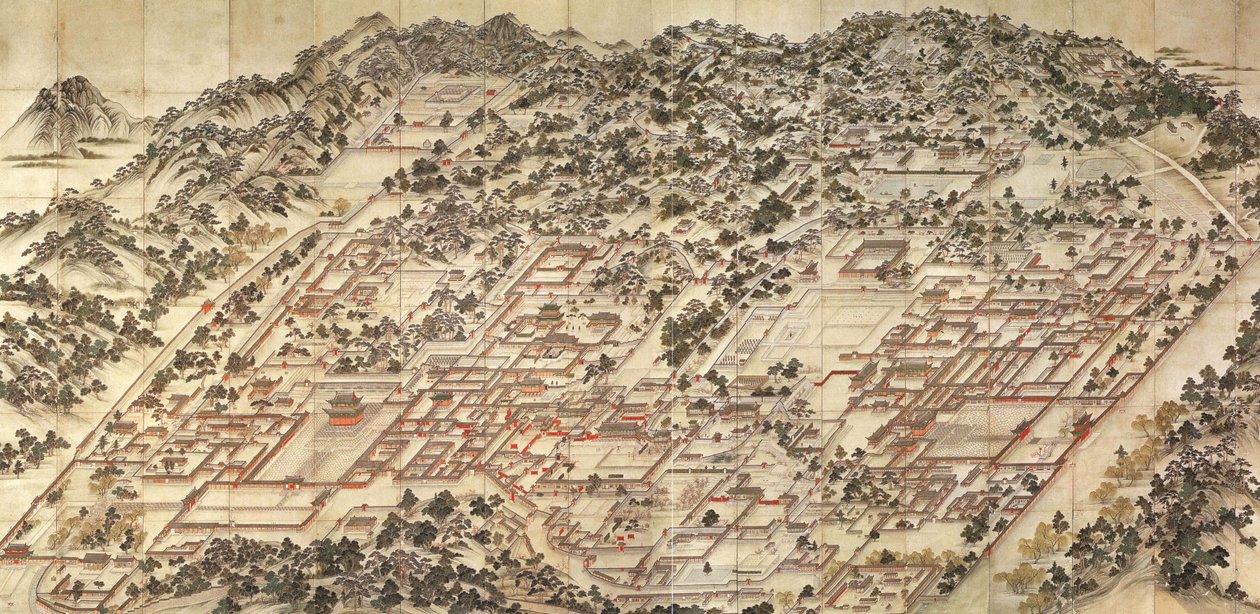 Donggwoldo Malarstwo wschodnich pałaców, ok. 1830. autorstwa Unbekannt