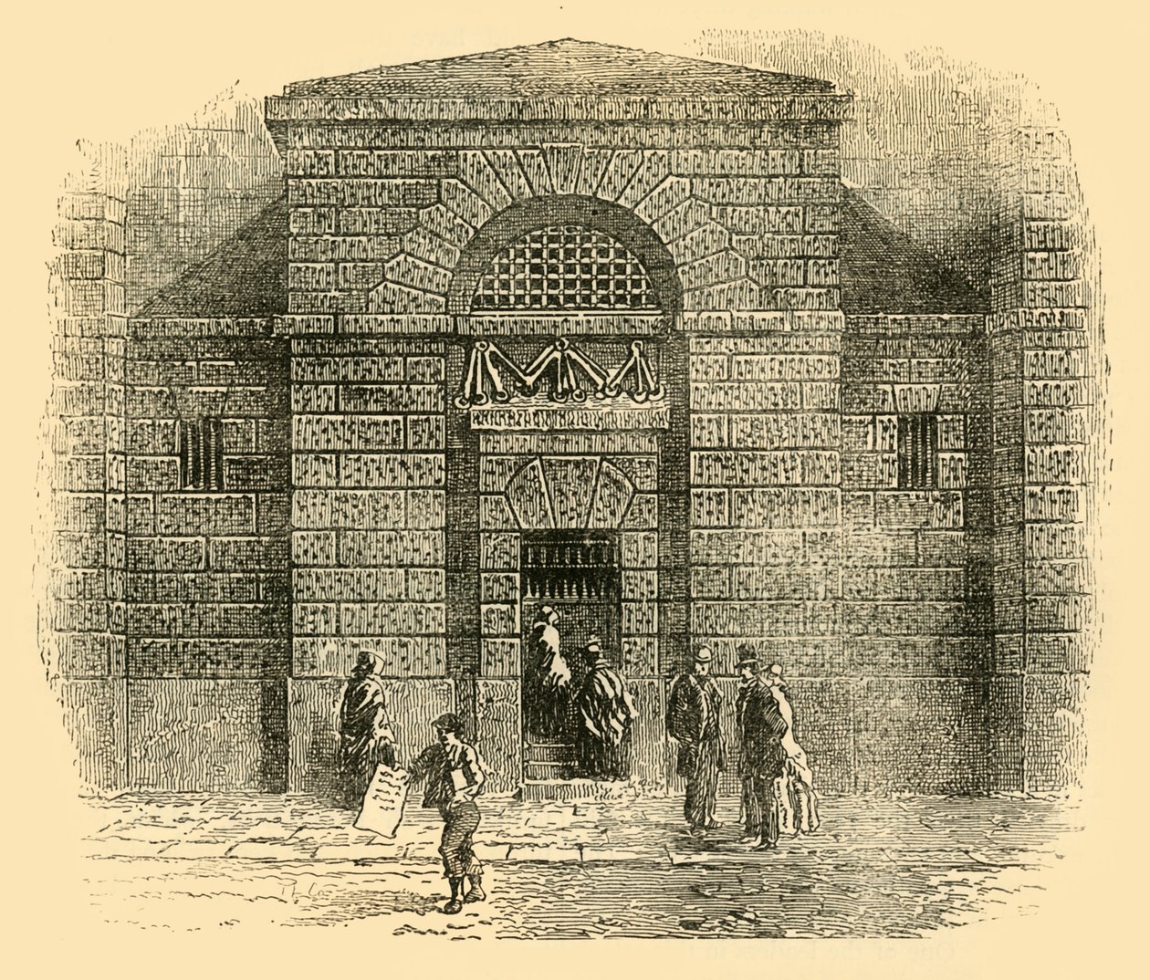 Drzwi Newgate, ok. 1872 r. autorstwa Unbekannt