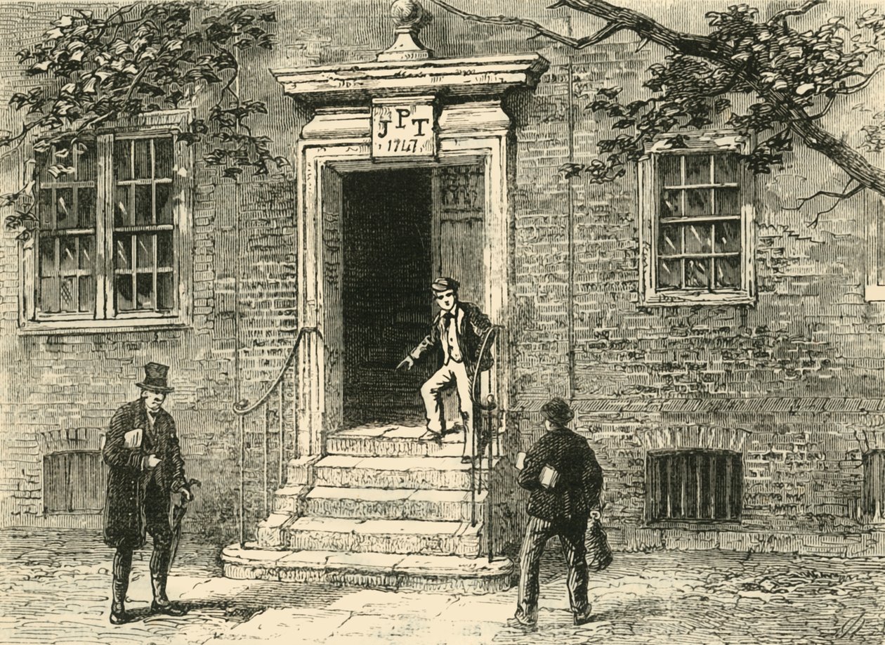 Wejście w Staples Inn, ok. 1872 r. autorstwa Unbekannt
