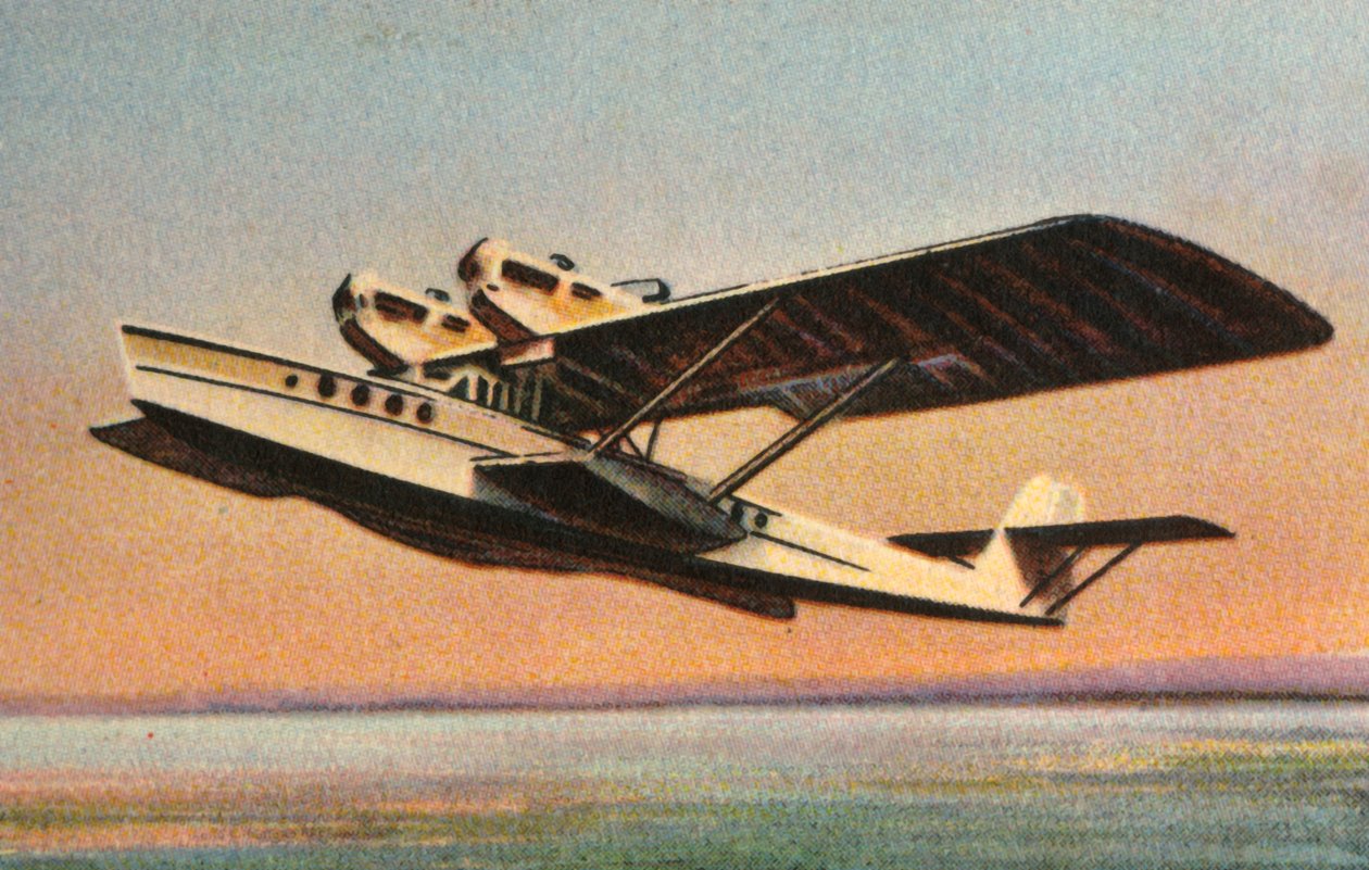 Latająca łódź Dornier Superwal, lata 20., 1932. autorstwa Unbekannt
