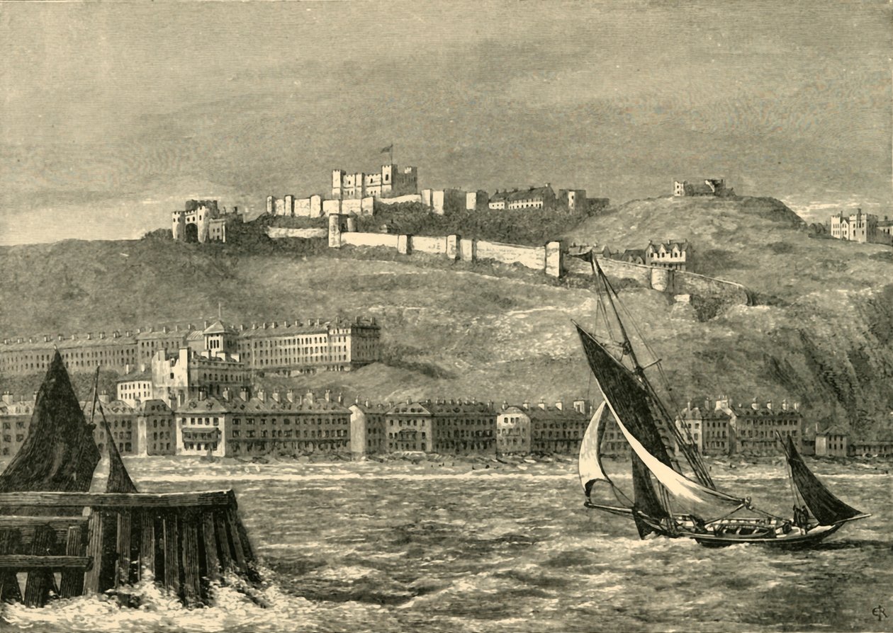 Dover, znad morza, 1898. autorstwa Unbekannt