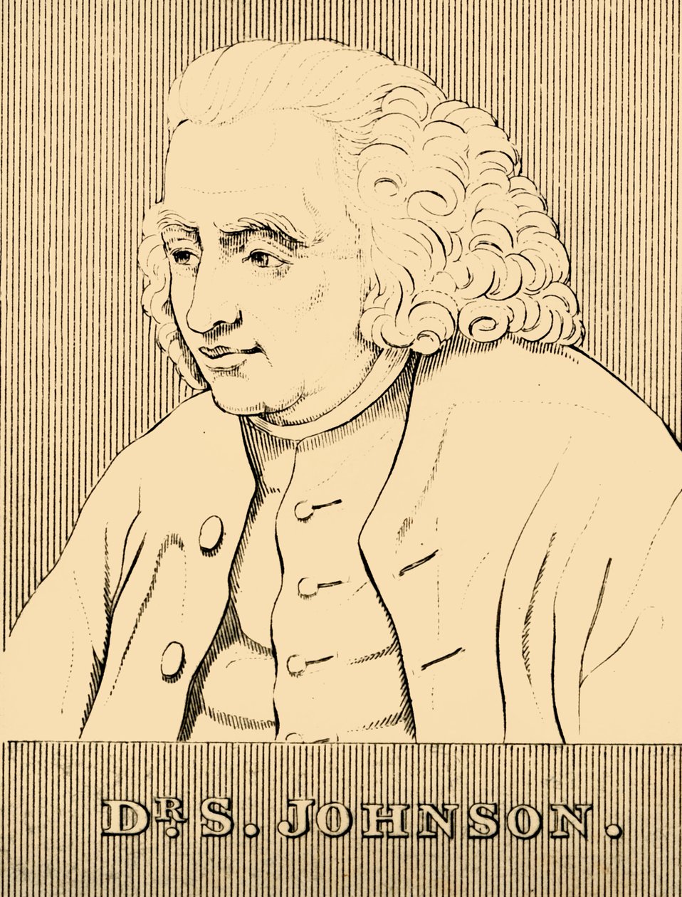 Dr S. Johnson, 1709-1784, 1830. autorstwa Unbekannt