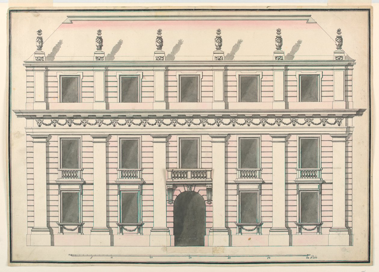 Rysunek, 1770–90 autorstwa Unbekannt