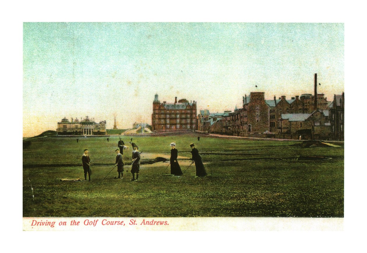 Jazda po polu golfowym, St. Andrews autorstwa Unbekannt