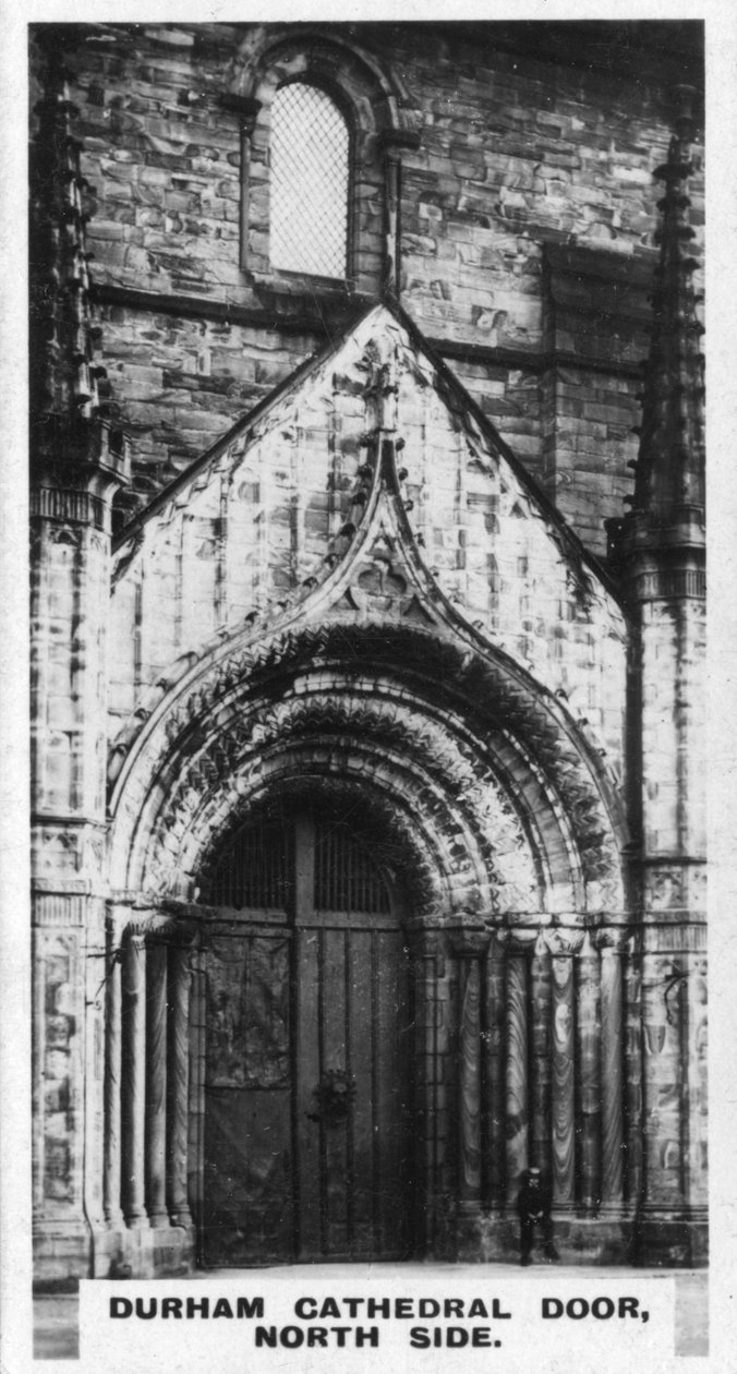 Drzwi katedry w Durham, strona północna, ok. 1920 r. autorstwa Unbekannt