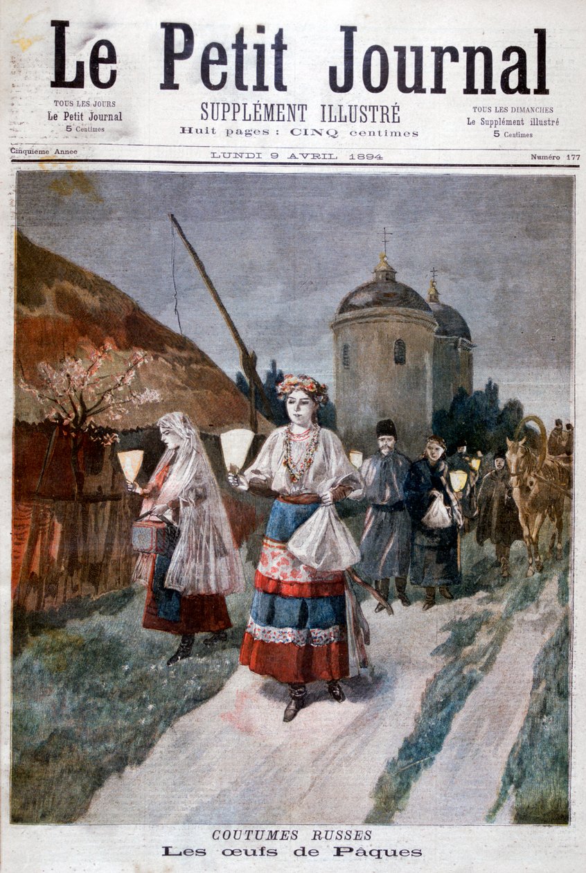 Wielkanoc w Rosji, 1894 autorstwa Unbekannt