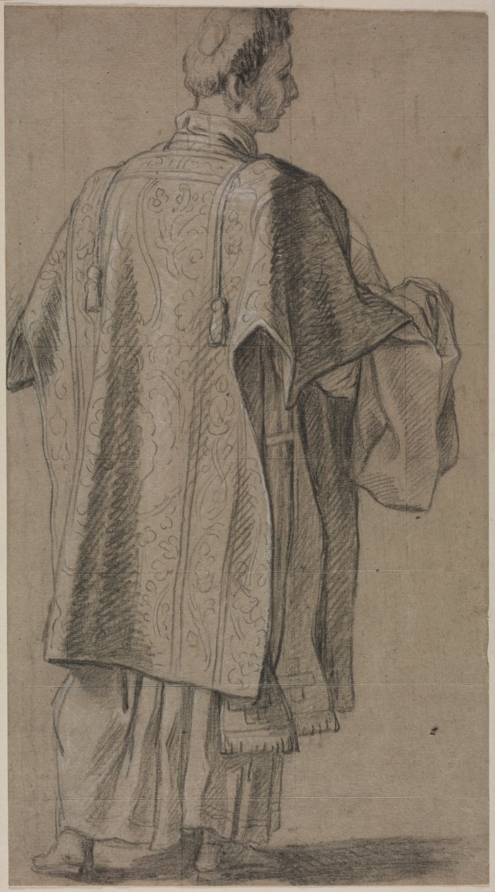 Duchowny widziany z tyłu, ok. 164548. autorstwa Unbekannt