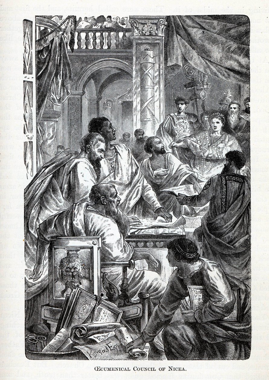 Sobór Ekumeniczny w Nicei, 1882 r. autorstwa Unbekannt