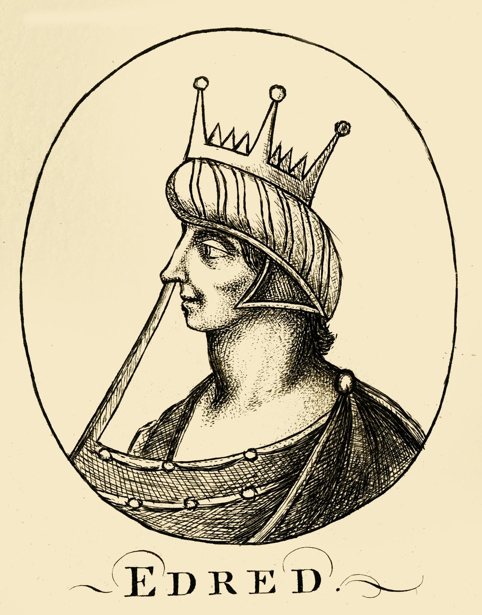 Edred, XVIII wiek. autorstwa Unbekannt