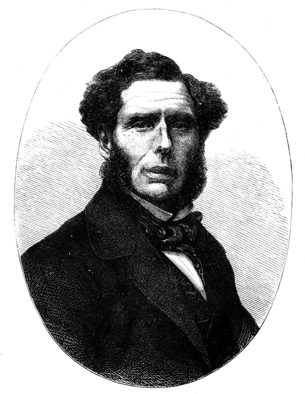 Edward Horsman 1807-1876, polityk brytyjski autorstwa Unbekannt