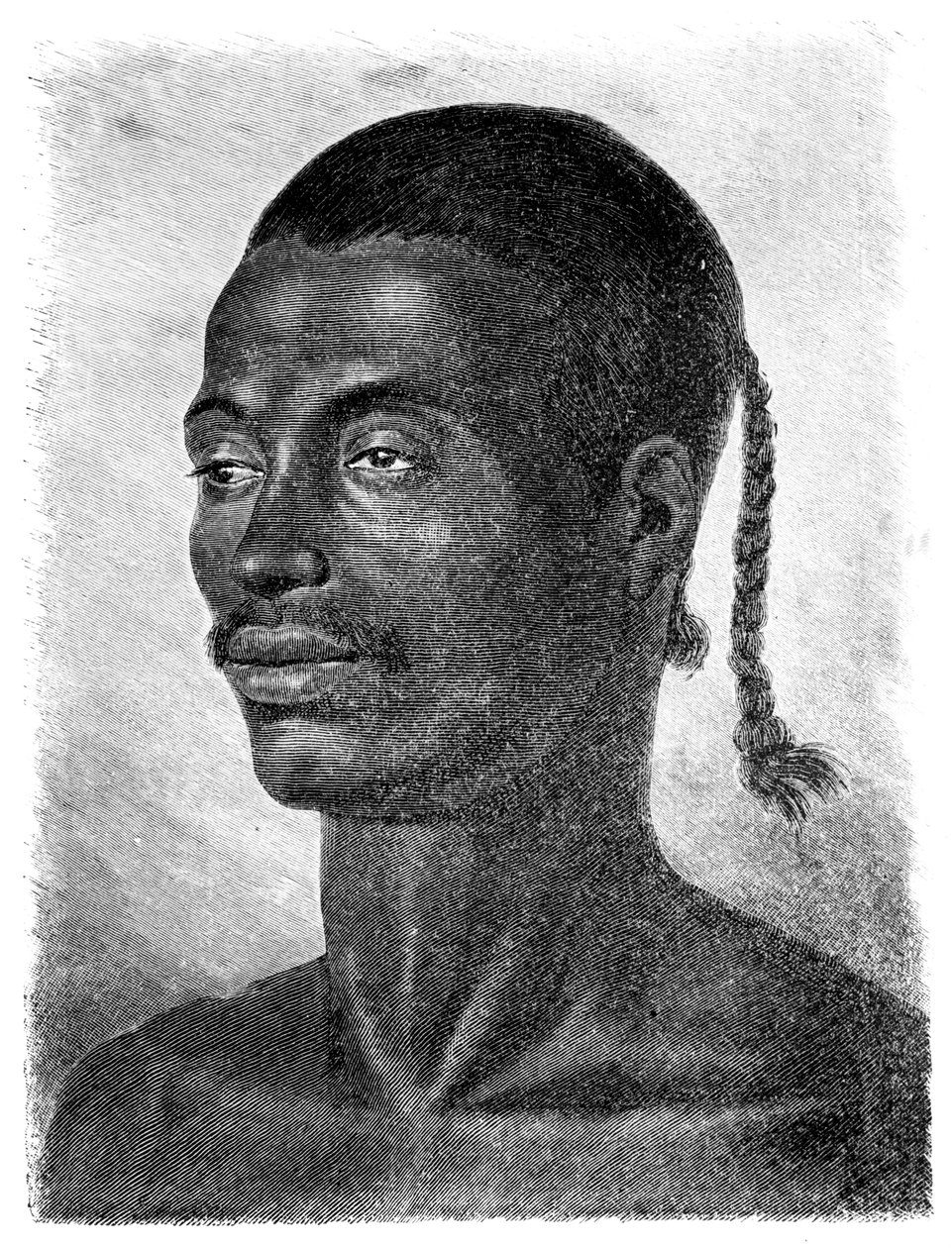 Portret egipski, 1881 autorstwa Unbekannt