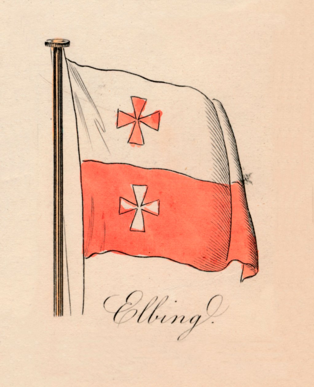 Elbing, 1838 autorstwa Unbekannt